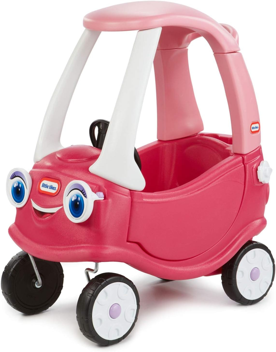 Cozy Coupe Car, Kids Rideon Foot to Floor Slider, Mini Vehicle Push Car with Real Working Horn, Clicking Ignition Switch & Petrol Cap, for Ages 18 Months Plus