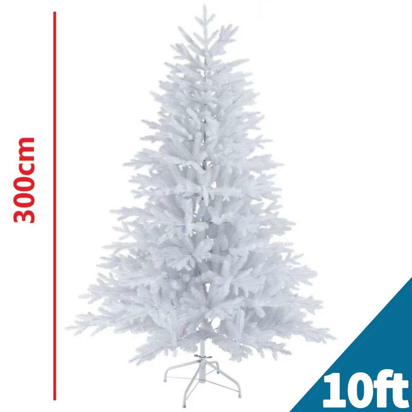 CHRISTMAS TREE with STAND BUSHY ARTIFICIAL TRADITIONAL XMAS TREE 5FT 6FT 7FT NEW