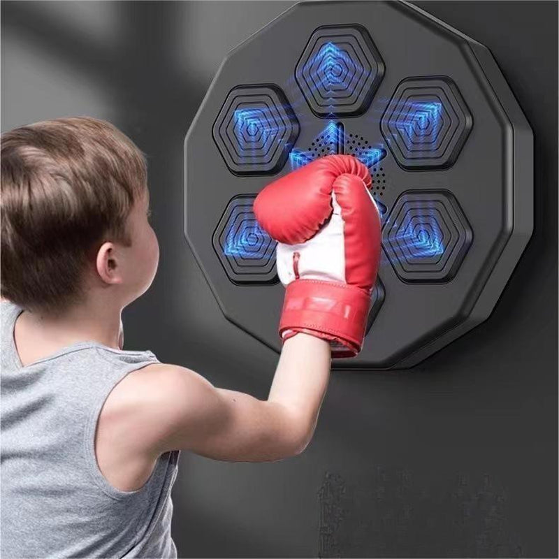Boxing Training Machine Target Wall Mount Bluetooth Music Indoor React Exercise