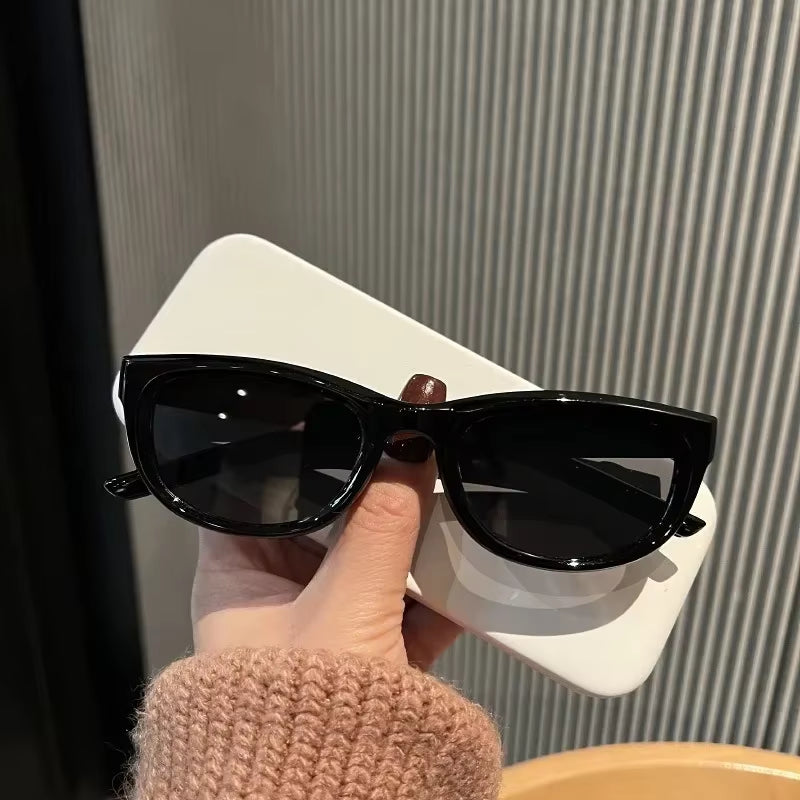 Vintage Small Square Sunglasses for Women & Men β Decorative Letter Fashion Eyewear with UV400 Protection