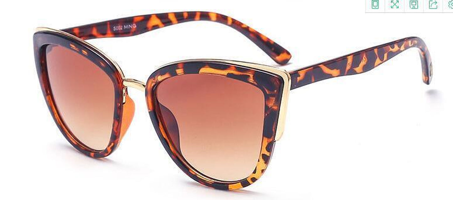 Vintage Retro Cat Eye Sunglasses Womens Fashion Eyewear Shades Eye Glasses