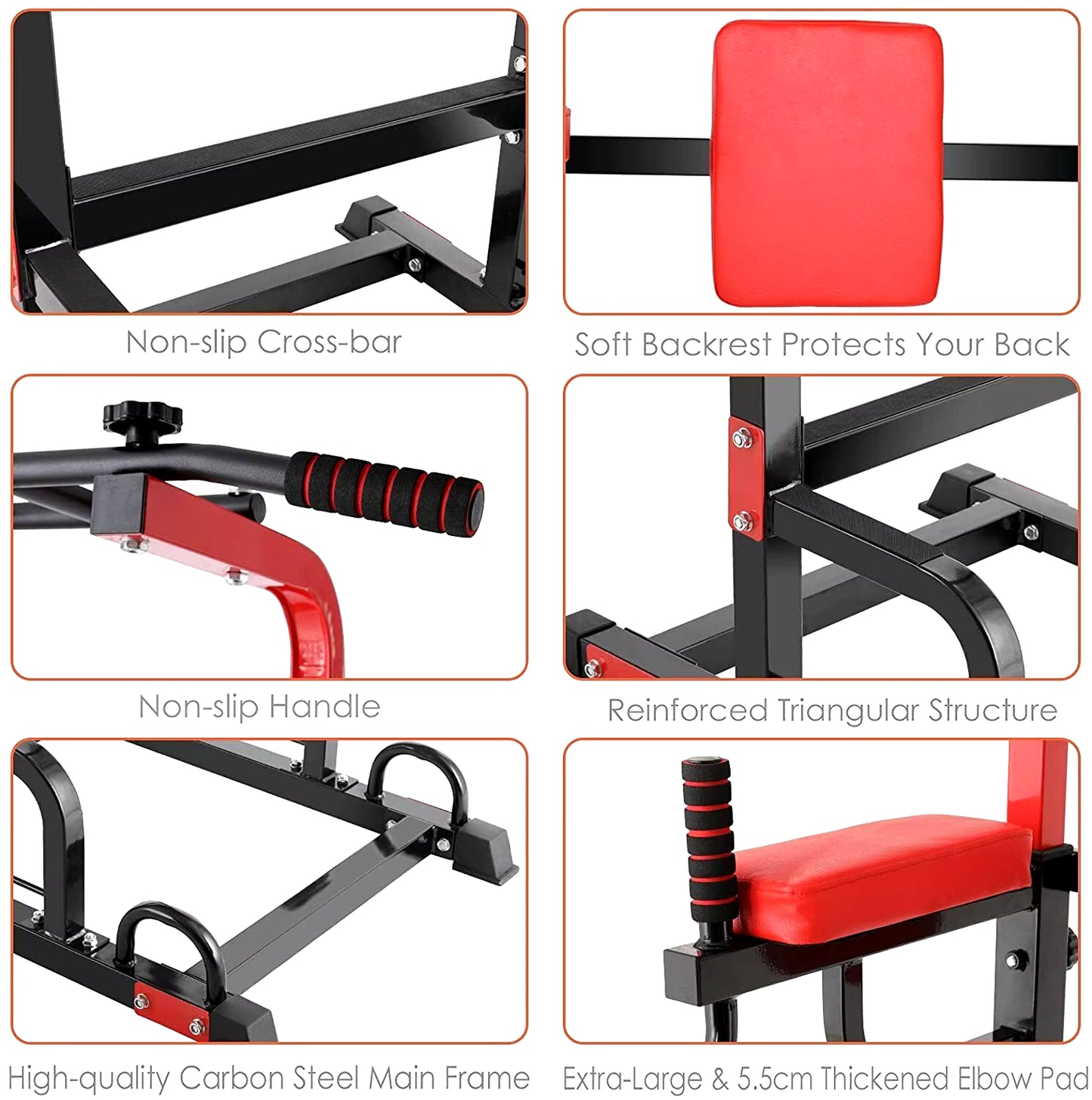 Power Tower Pull-Up Bar Strength Bodybuilding Station – 200Kg Capacity