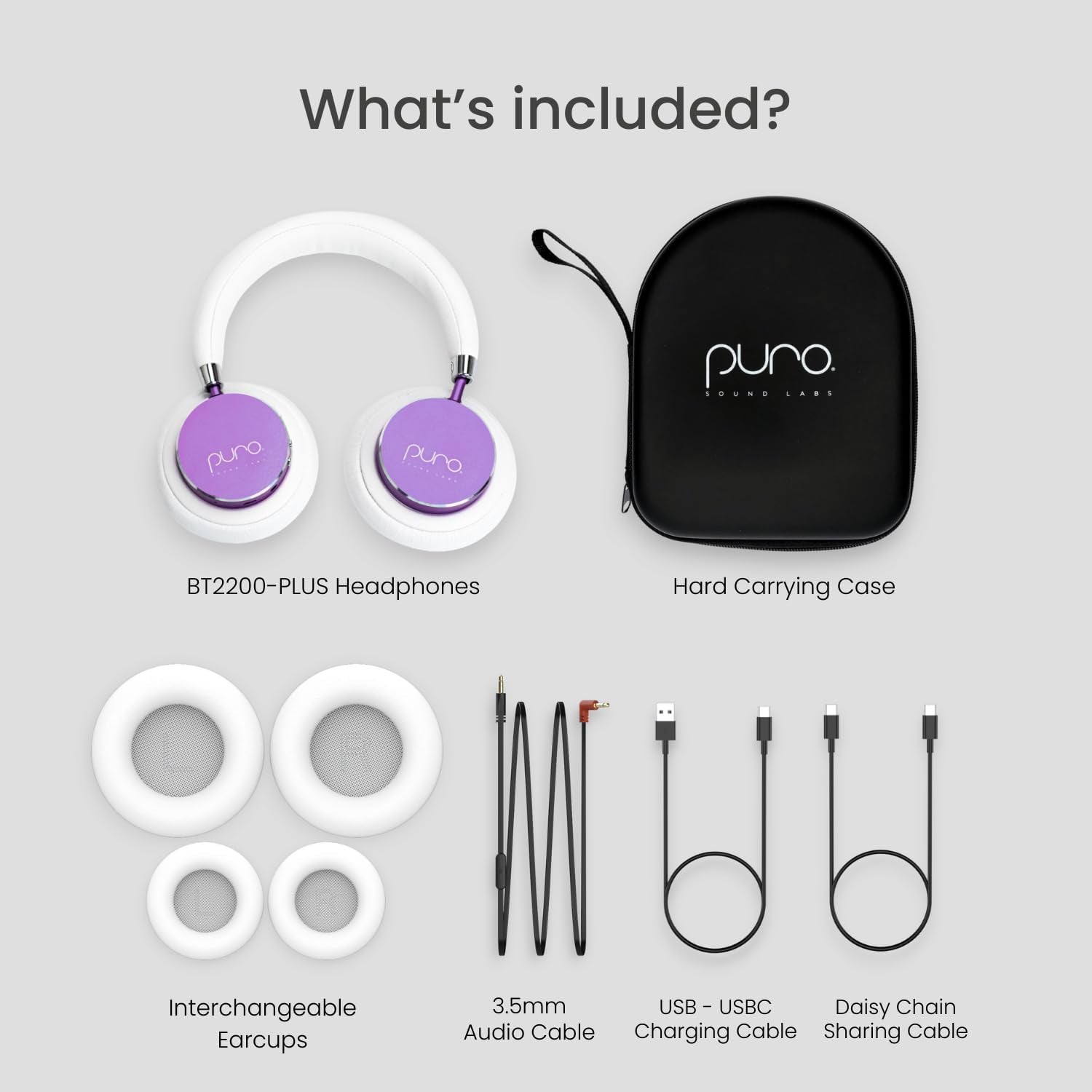 Bt2200-Plus Volume Limited Kids’ Bluetooth Headphones – Safer Headphones for Kids – Studio-Grade Audio Quality & Noise Isolation