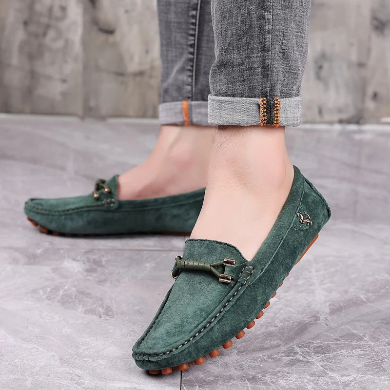 Luxury Men’s Loafers – Soft Casual Driving Moccasins | Sizes 37–48