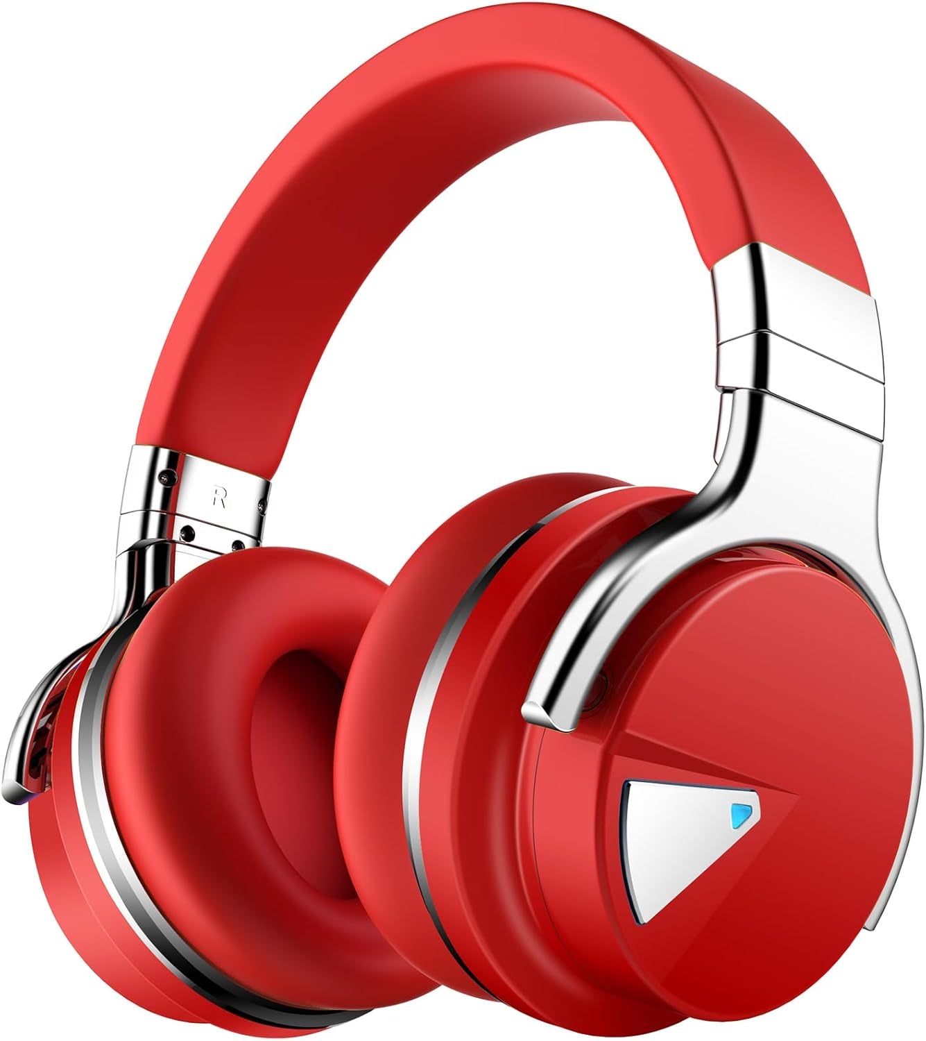 E7 Active Noise Cancelling Headphones Bluetooth Headphones Wireless Headphones over Ear with Microphone Deep Bass, Comfortable Protein Earpads, 30 Hours Playtime for Travel/Work, Black