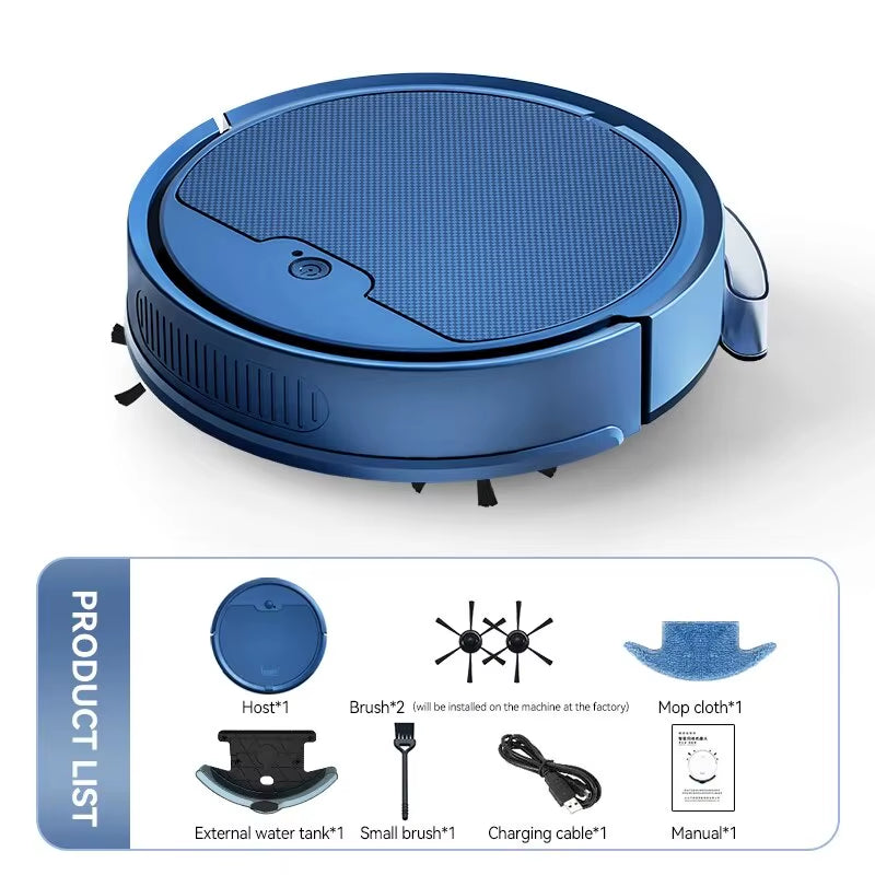 Intelligent Sweeping Robot Large Water Tank Mobile App Remote Control Planning and Cleaning Line Low Noise 2000 Pa Large Suction