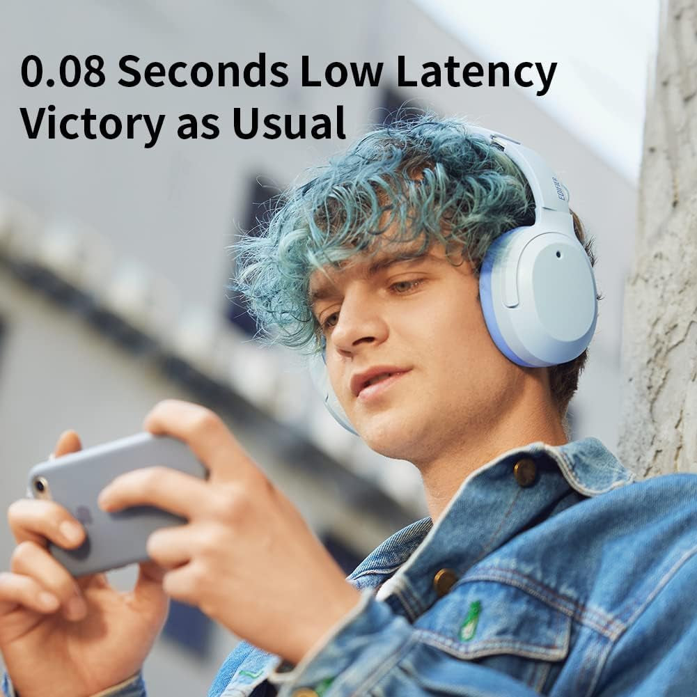 W820NB Active Noise Cancelling Bluetooth Headphones, over Ear Headphones Wireless Adjustable Headphones Wireless - Hi-Res Audio - 49H Playtime, Memory Foam Ear Cups, for Travel, Home Office