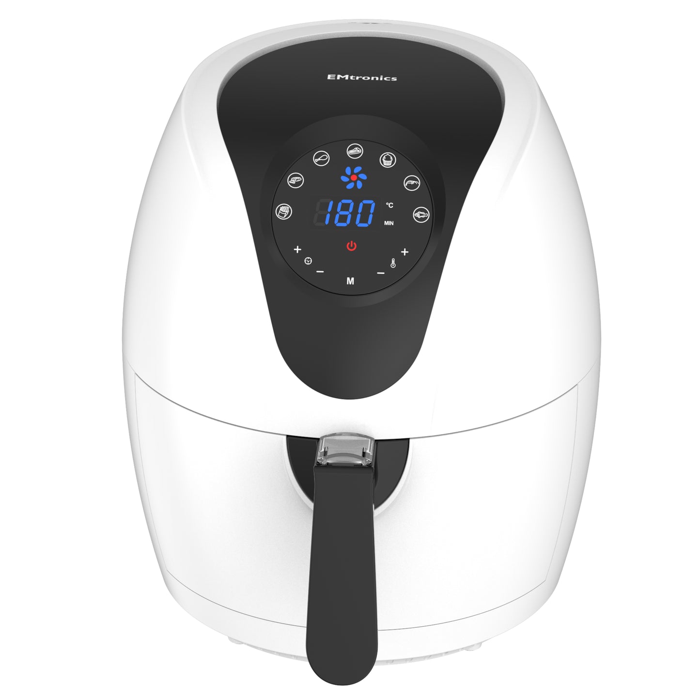 Emtronics 4.5 Litre Digital Air Fryer with 60 Minute Timer - Various Colours