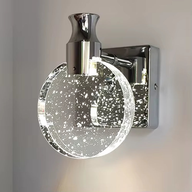 Crystal LED Wall Lamp Dining/Living Room Bedroom Bedside Wall Lights for Home Decor AC90V-260V Indoor Bedroom Light