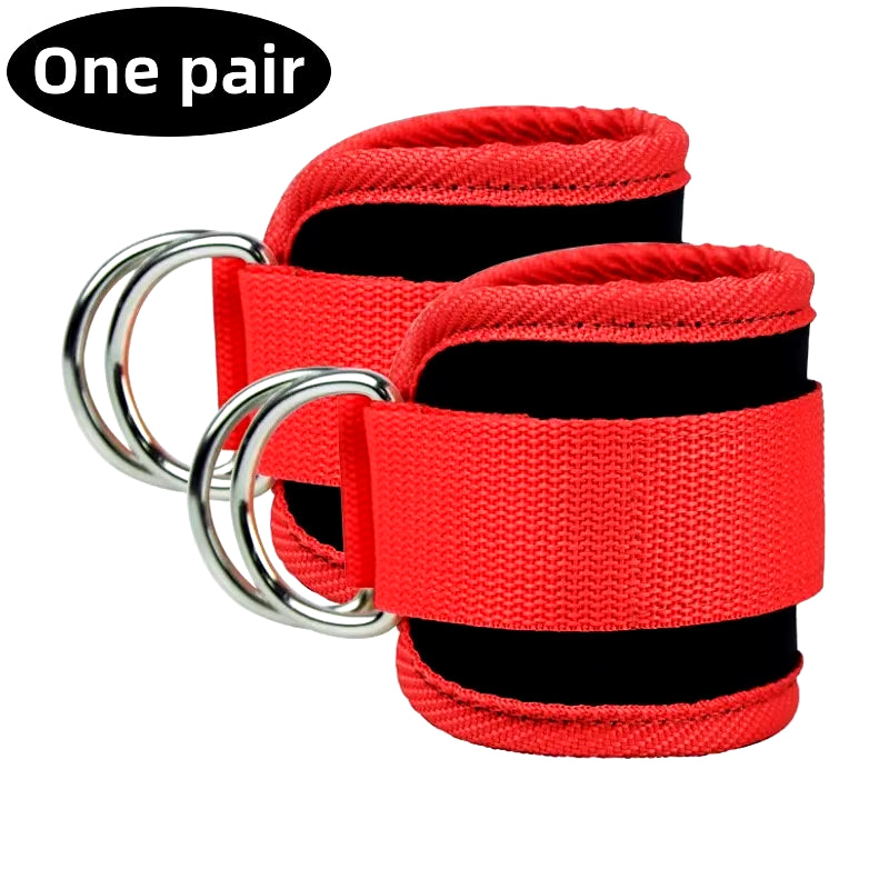 Ankle Strap Resistance Bands – Elastic Fitness Training Equipment for Yoga, Pilates, CrossFit, and Gym Workouts