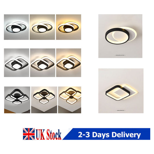Modern LED Lamp Ceiling Light Chandelier Living Room Bedroom Pendant Wall Lights