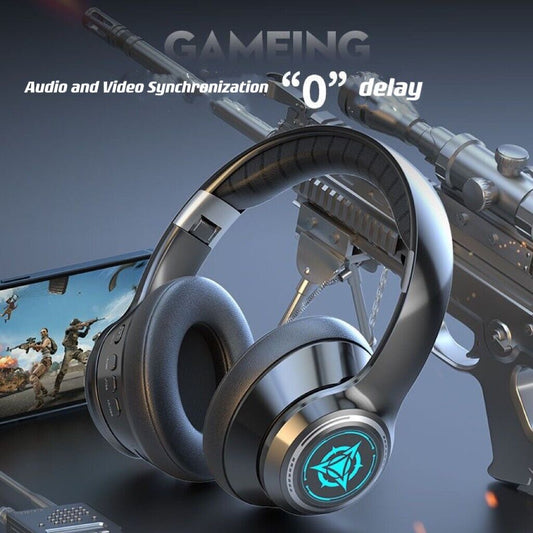 Wireless Bluetooth Headphones with Noise Cancelling Over-Ear Earphones featuring Bluetooth 5.2
