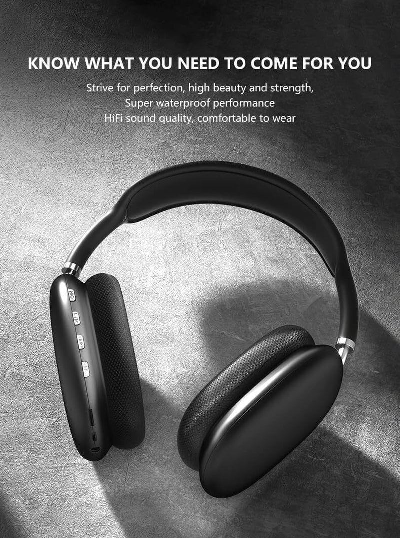 Wireless Bluetooth Headphones - Over-Ear Noise Cancelling Music Sport Headset