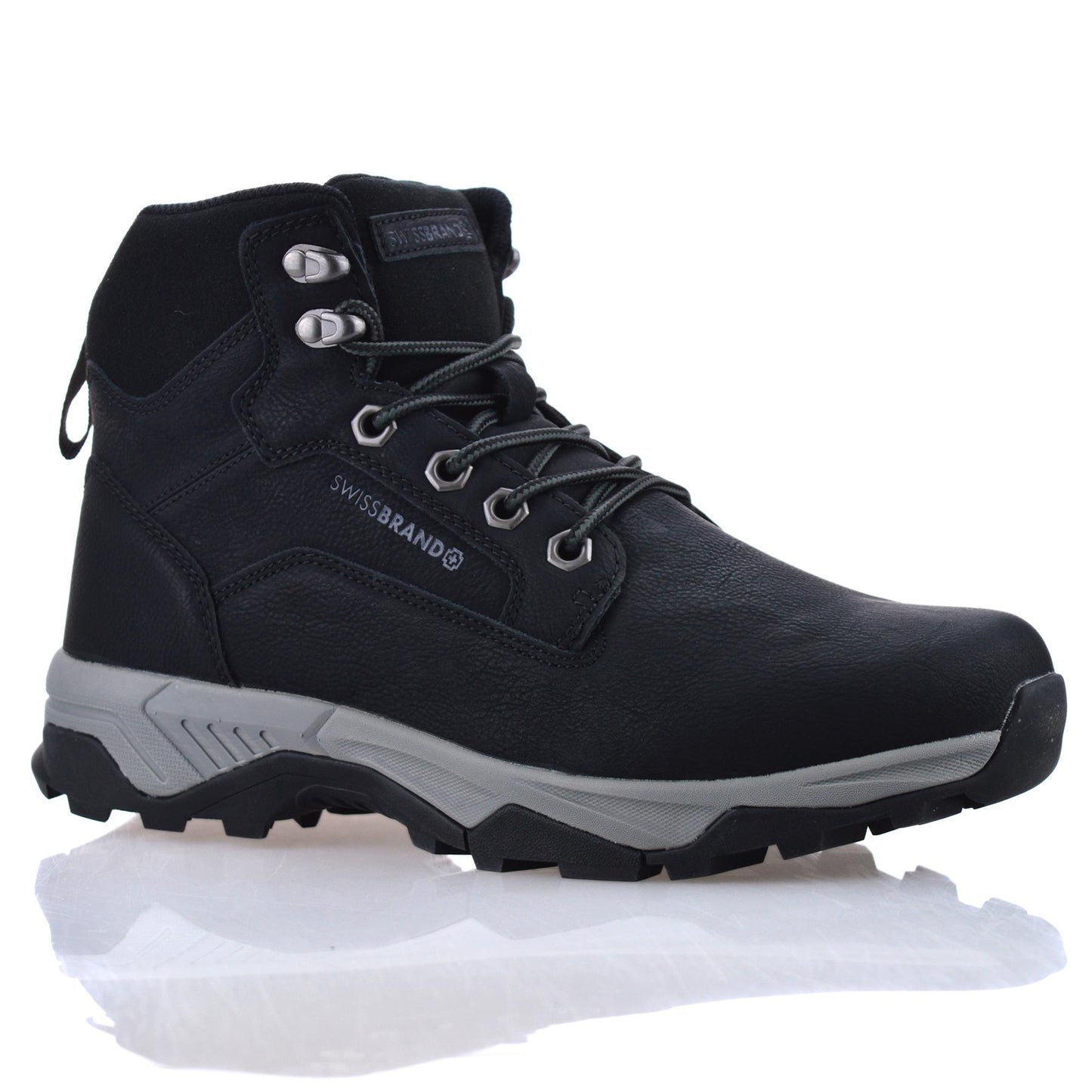 Mens Walking Hiking Memory Foam Lace up Casual Ankle Boots Trainers Shoes Size