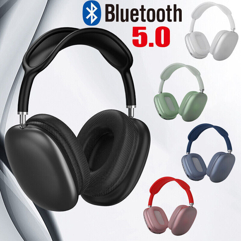 Wireless Bluetooth Headphones with Noise Cancelling Over-Ear Earphones Headset