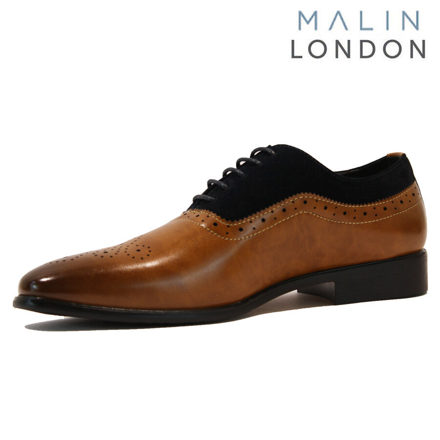 MENS BROGUES LACE up SHOES SMART CASUAL OXFORD FORMAL WEDDING OFFICE DRESS WORK