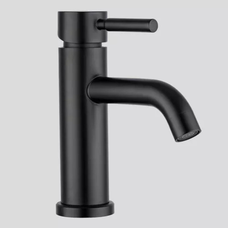 Modern Waterfall Bathroom Tap – Black Basin Sink Mono Mixer Faucet with Waste Set