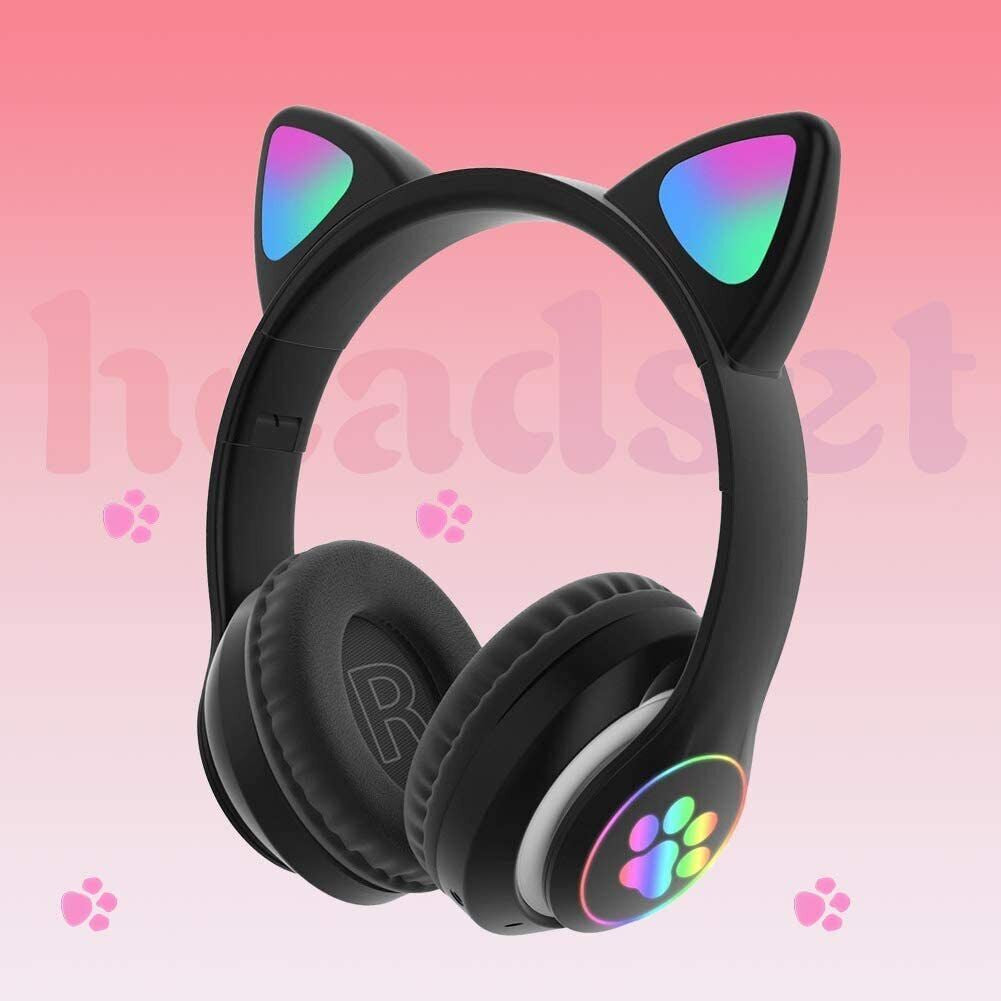 Wireless Bluetooth 5.0 Headphones with Noise Cancelling Over-Ear Earphones