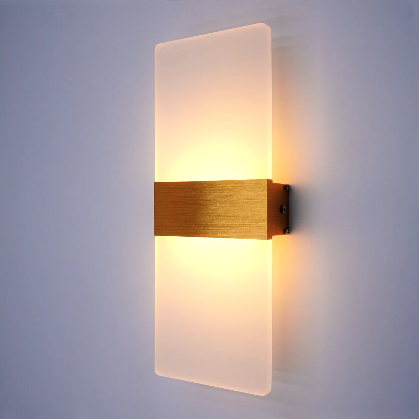Modern Minimalist Wall Lamp, Indoor LED Wall Light, Aluminum Acrylic Hardwire, Bedroom Living Room Corridor Staircase Sconces