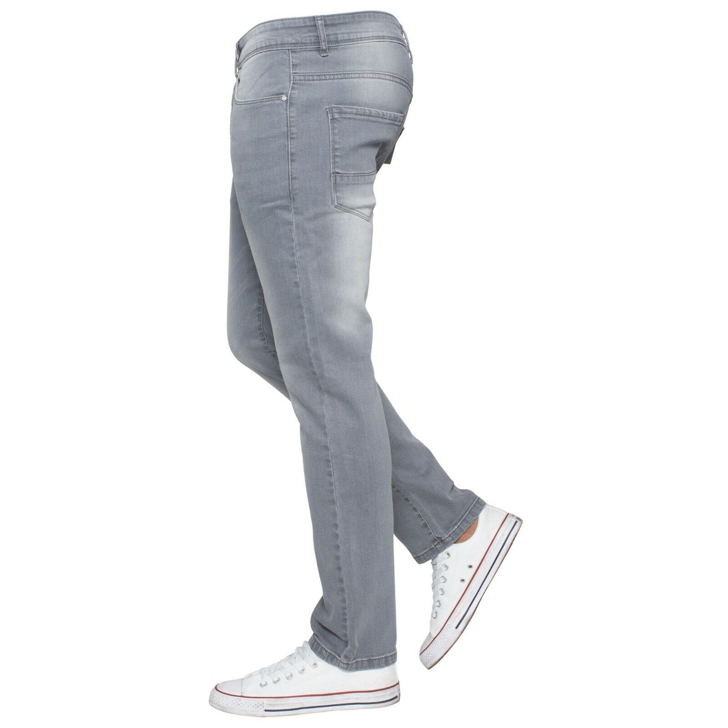Kruze Mens Jeans Skinny Stretch Slim Fit Flex Denim Trouser Pants UK Waist Sizes