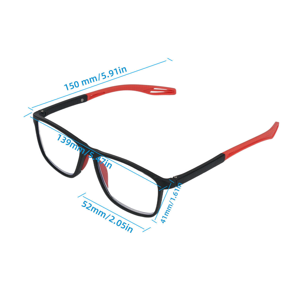 Mens Reading Glasses Readers Anti-Blue Light Men Portable +1.0 +2.0