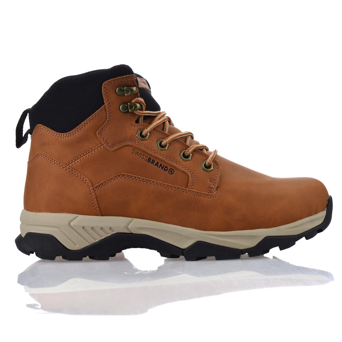 Mens Walking Hiking Memory Foam Lace up Casual Ankle Boots Trainers Shoes Size