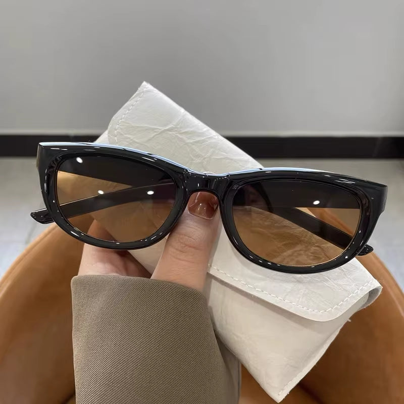 Vintage Small Square Sunglasses for Women & Men β Decorative Letter Fashion Eyewear with UV400 Protection