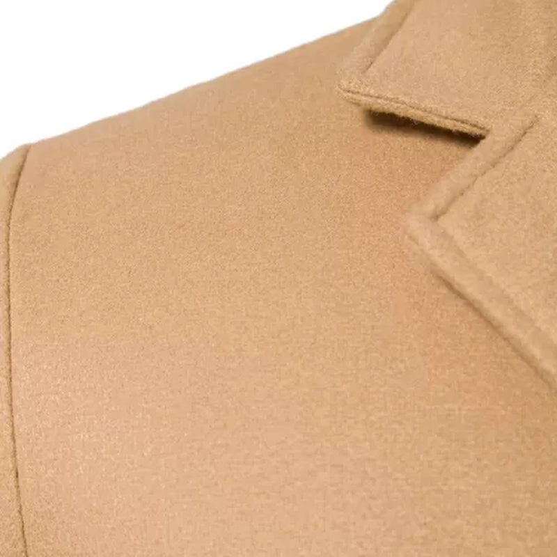 Men’s Winter Formal Trench Coat – Warm Long Overcoat for Smart Work or Daily Wear