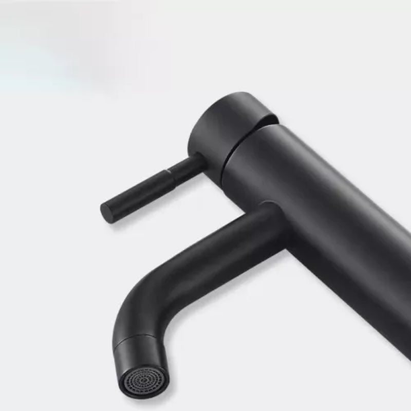 Modern Waterfall Bathroom Tap – Black Basin Sink Mono Mixer Faucet with Waste Set