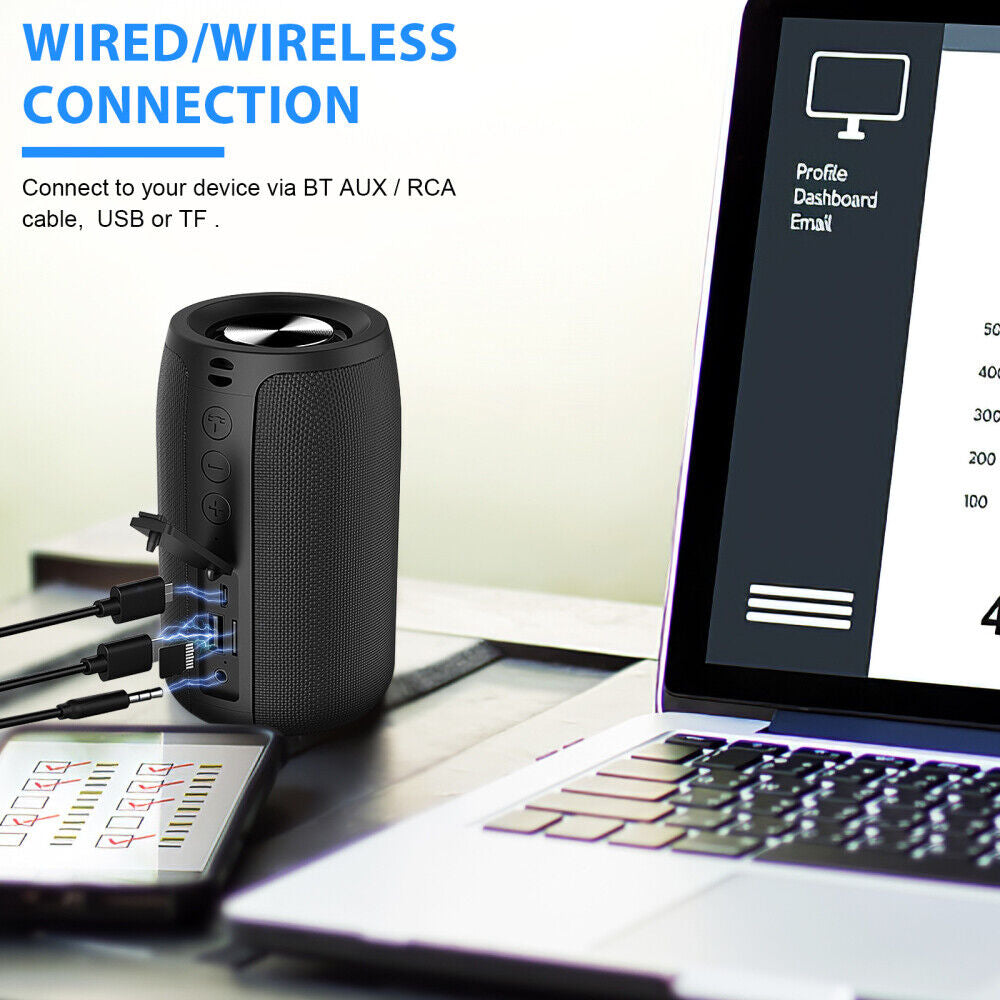 100W Bluetooth Speaker Boom Box High Bass Performance Portable Speaker