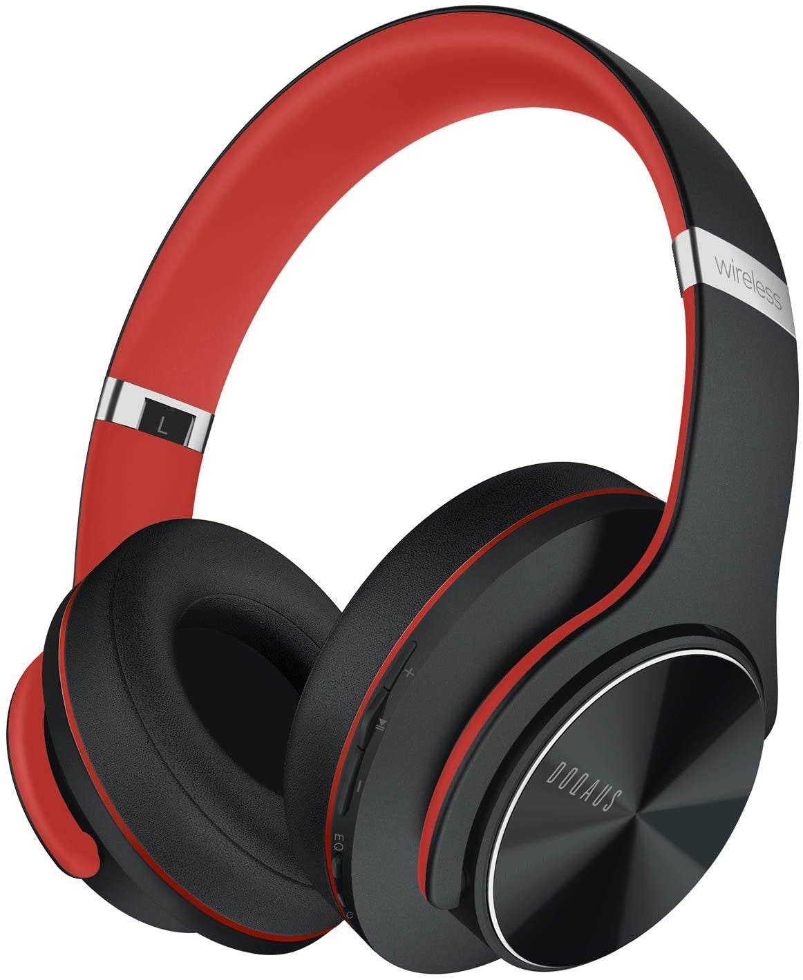 Bluetooth Headphones over Ear, 90H Playtime Bluetooth 5.3 Wireless Headphones with Mic, Foldable Lightweight Headphones Wireless with Hifi Stereo Sound, Deep Bass for Travel PC Cellphone(Black)