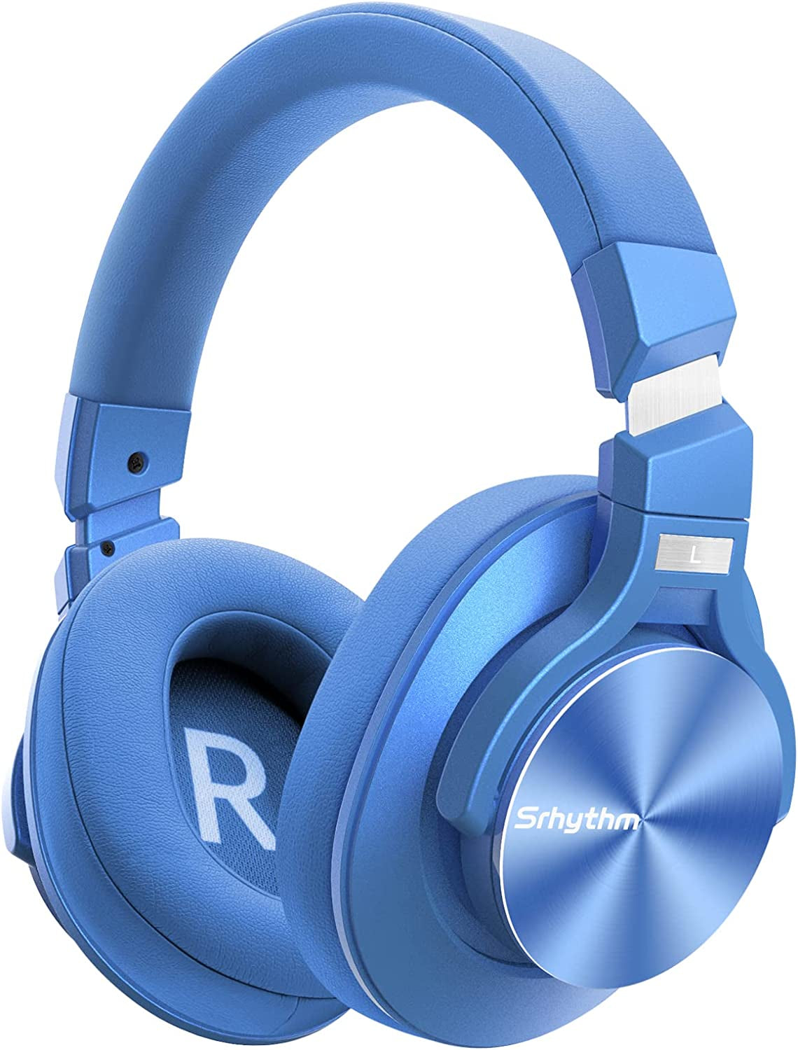 NC75 Pro Active Noise Cancelling Headphones Bluetooth 5.0,Over-Ear Headset with Build-In Microphone,Hi-Fi,40 Hours Playtime for All Bluetooth Devices (Black)