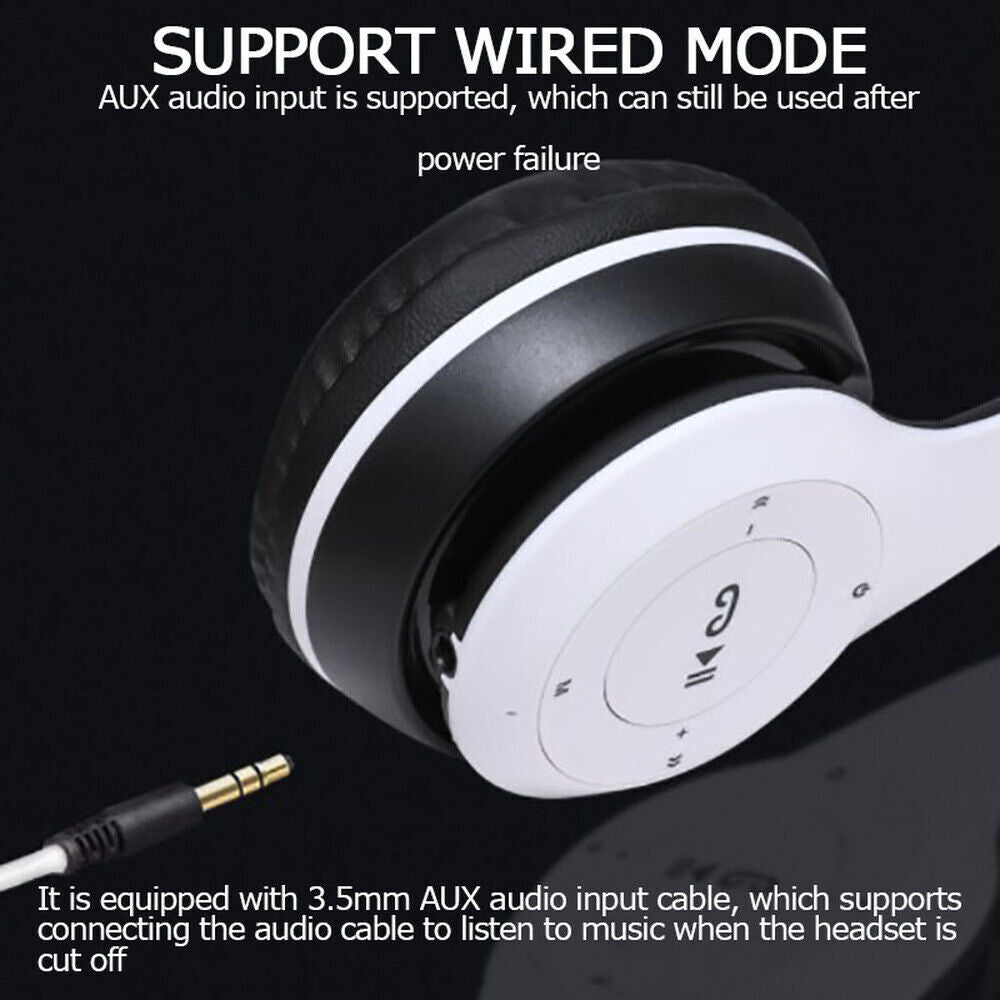 Wireless Bluetooth Headphones with Noise Cancelling Over-Ear Earphones 5.1