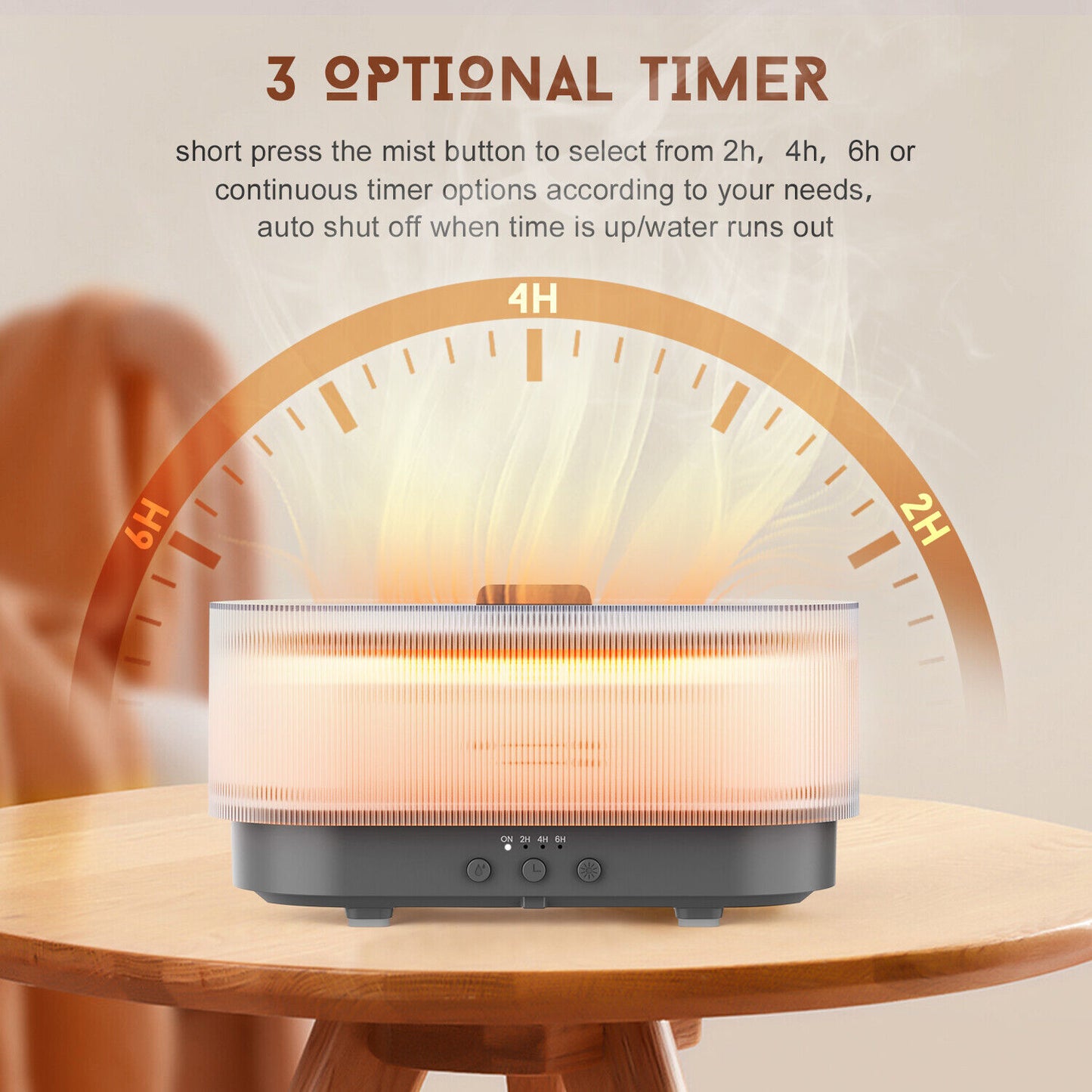 Humidifier Aroma Diffuser Humidifier Ultrasonic Essential Oil Aromatherapy