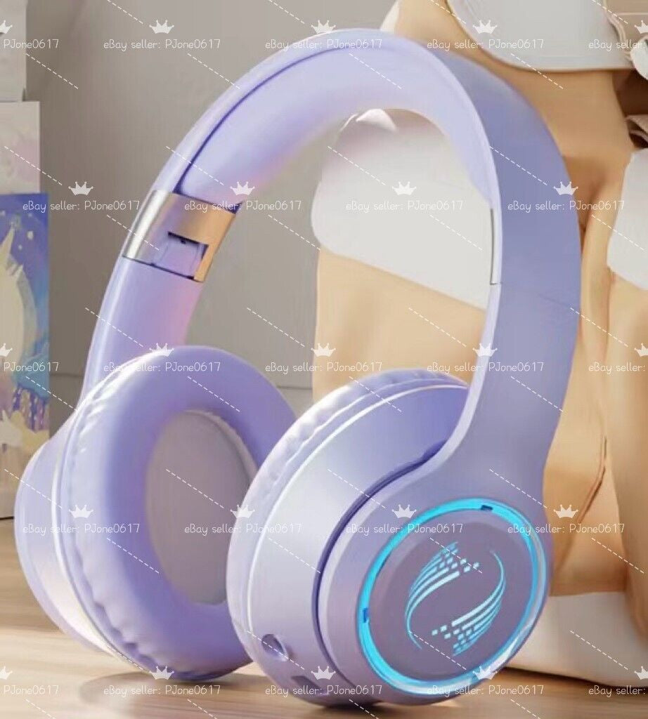 Wireless Bluetooth Headphones with Noise Cancelling Over-Ear Earphones featuring Bluetooth 5.2