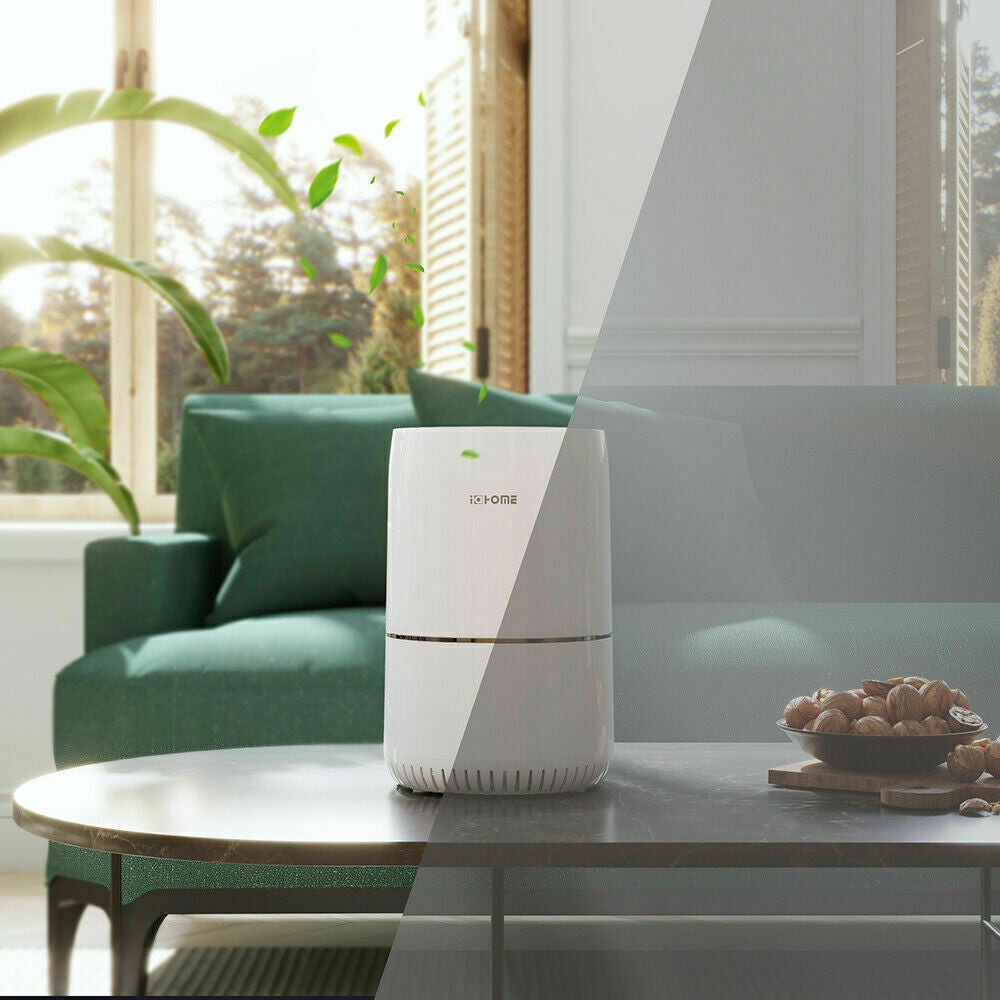 Air Purifier with HEPA & Active Carbon Filter Home Air Cleaner Noise Reduction