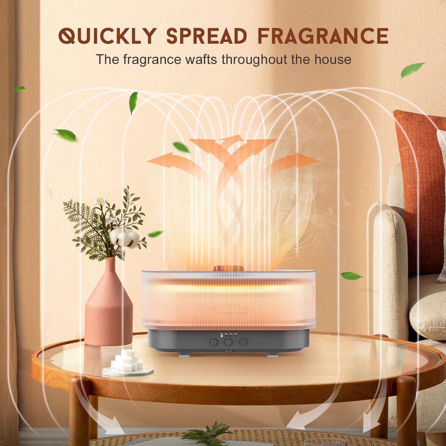Humidifier Aroma Diffuser Humidifier Ultrasonic Essential Oil Aromatherapy