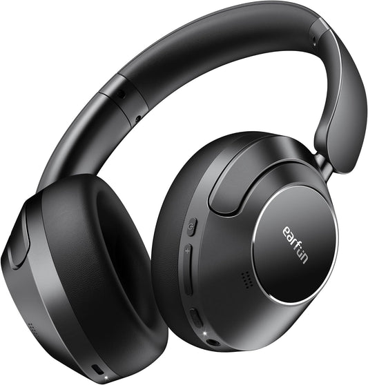 Wave Pro Hybrid Active Noise Cancelling Headphones, Wireless over Ear Bluetooth Headphones, LDAC Hi-Res Audio, 80H Playtime, Comfortable Fit, 5-Mic Clear Calls, Multipoint Connection, EQ in APP