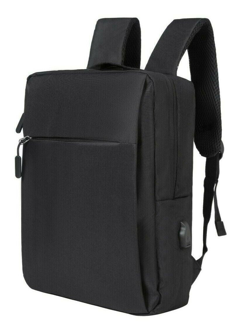 Waterproof Unisex Backpack Bag School Travel Laptop Bags USB Charging Port