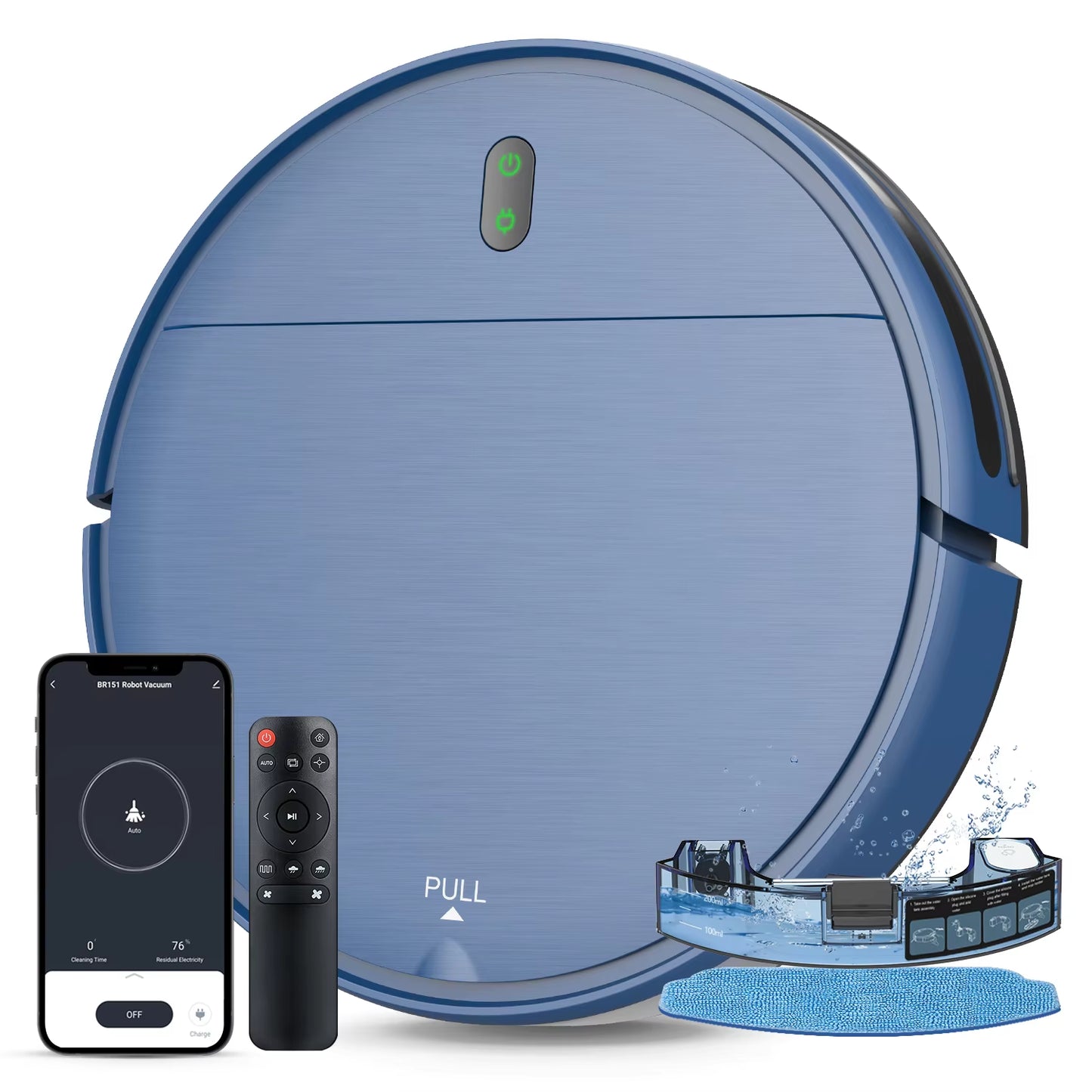 Robot Vacuum Cleaner BR151 – The Ultimate 3-in-1 Cleaning Solution