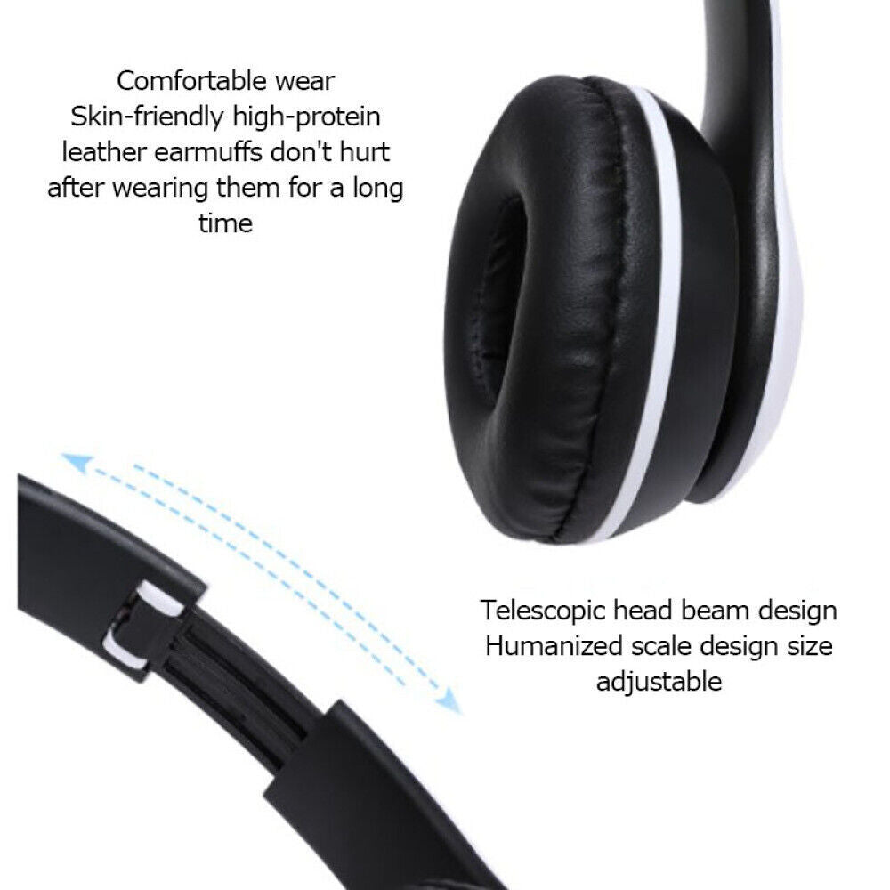 Wireless Bluetooth Headphones with Noise Cancelling Over-Ear Earphones featuring Bluetooth 5.1