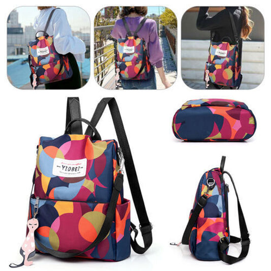 Women Backpack Large Waterproof anti Theft Laptop Rucksack School Bag