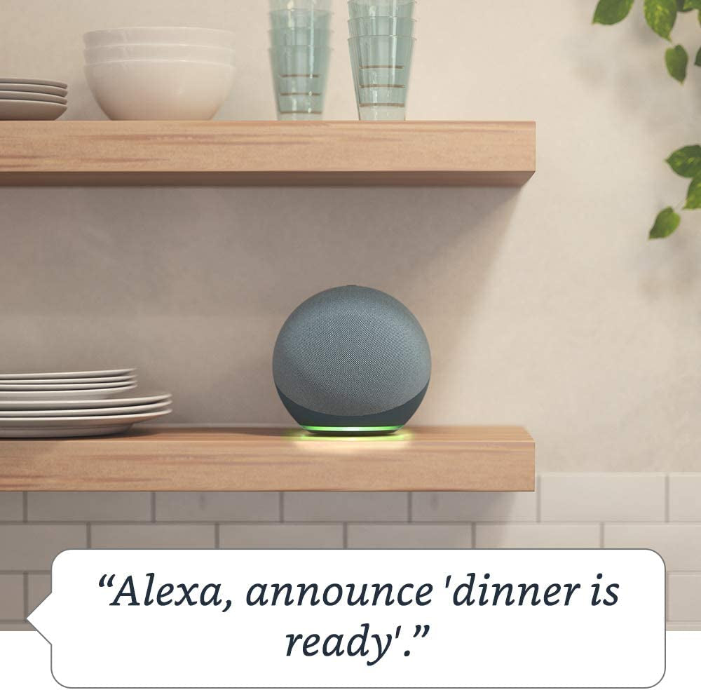 Echo (Newest Gen) | with Premium Sound, Smart Home Hub and Alexa | Charcoal