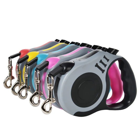 Dog Leash for Small Dogs Cat Automatic Retractable Durable Nylon Lead Puppy Outdoor Travel Walking Hiking Traction Rope