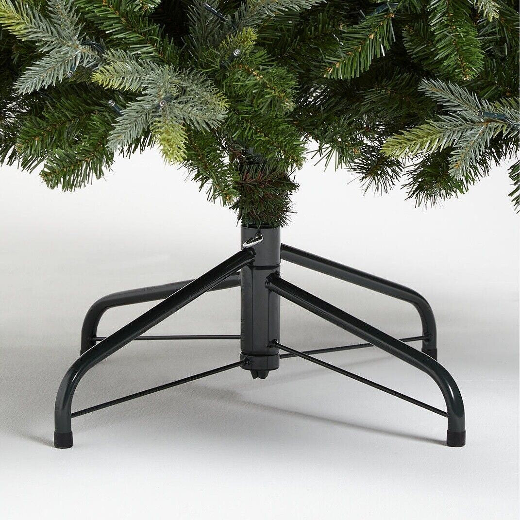 CHRISTMAS TREE with STAND BUSHY ARTIFICIAL TRADITIONAL XMAS TREE 5FT 6FT 7FT NEW