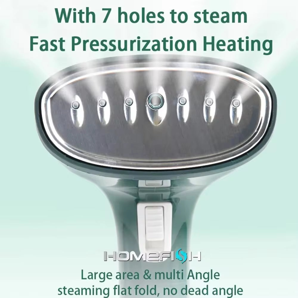 Tired of Wrinkled Clothes on the Go? Meet Your New Travel Companion: The Portable 280ml Handheld Garment Steamer!