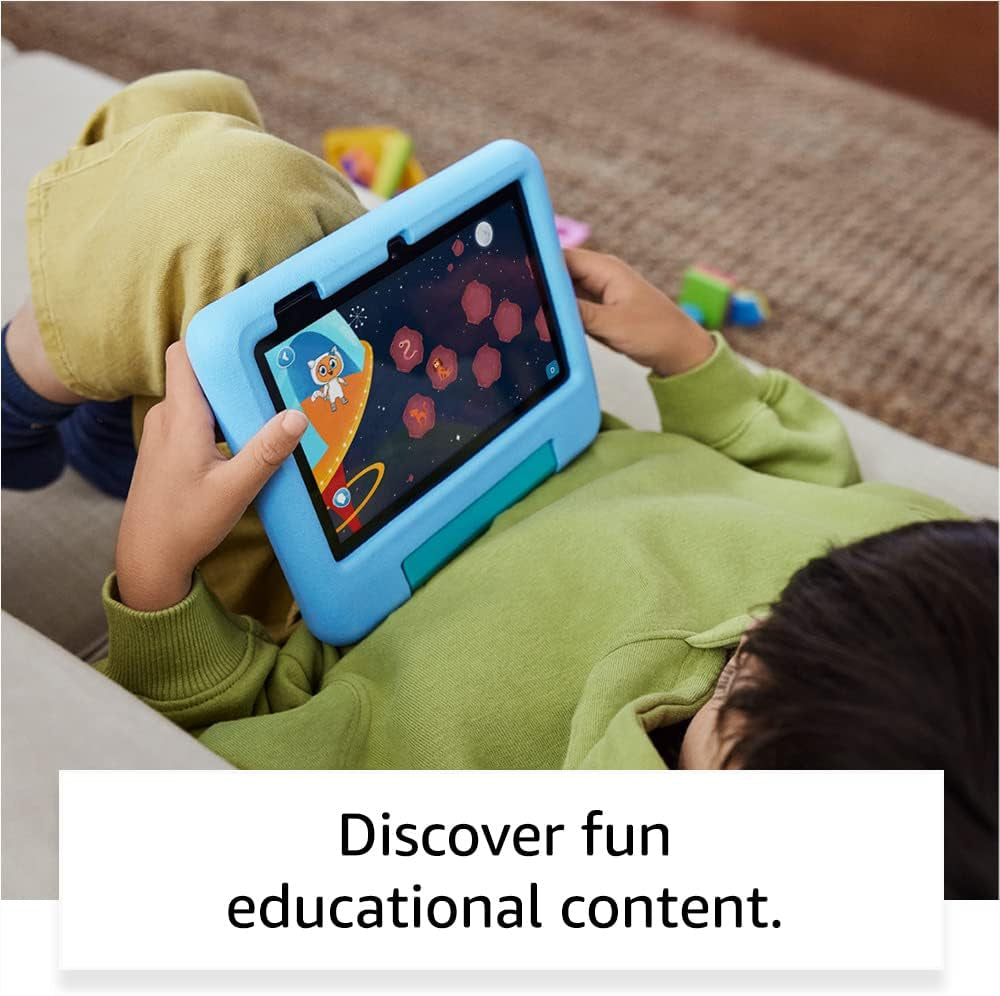 Fire 7 Kids Tablet | 7" Display, Ages 3–7, 32 GB, Red