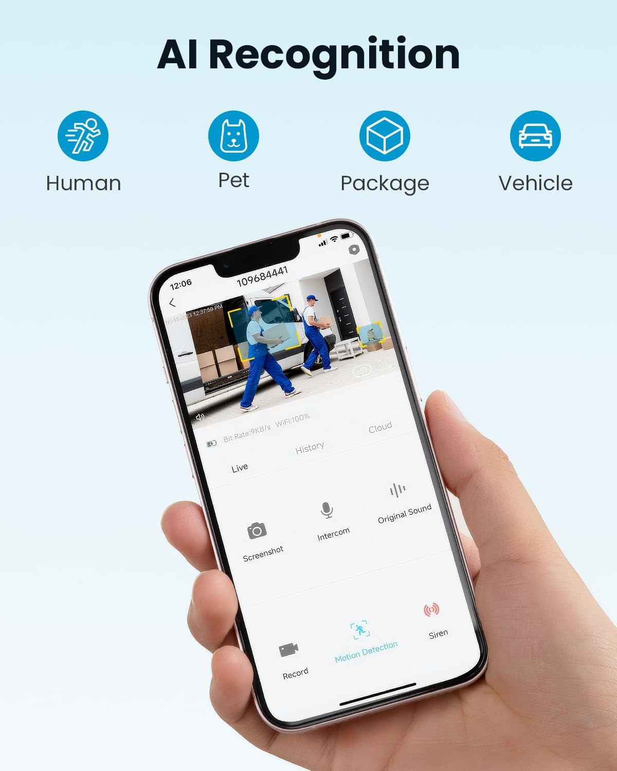 Video Doorbell Wireless with Chime - 2K HD Doorbell Camera, Smart Home Security Door Bell Voice Message and Changer, Two-Way Audio, PIR Detection, Easy Installation, Night Vision
