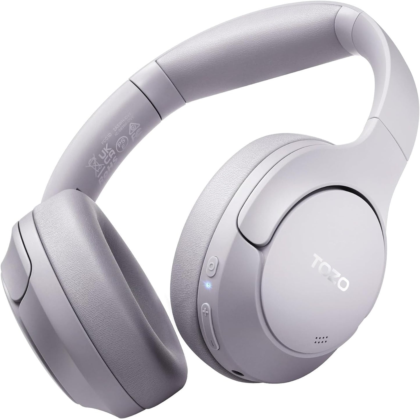 HT2 Hybrid Active Noise Cancelling Wireless Headphones, 60H Playtime Lossless Audio over Ear Bluetooth Headphones, Hi-Res Audio Deep Bass Foldable Lightweight Headset for Workout