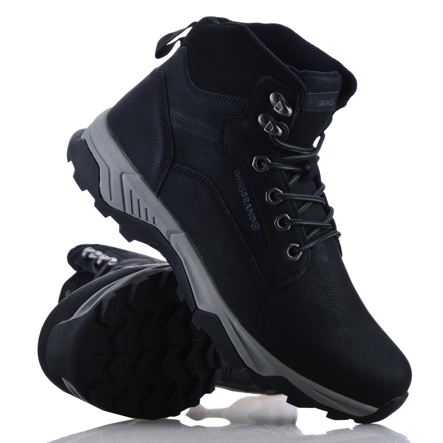 Mens Walking Hiking Memory Foam Lace up Casual Ankle Boots Trainers Shoes Size